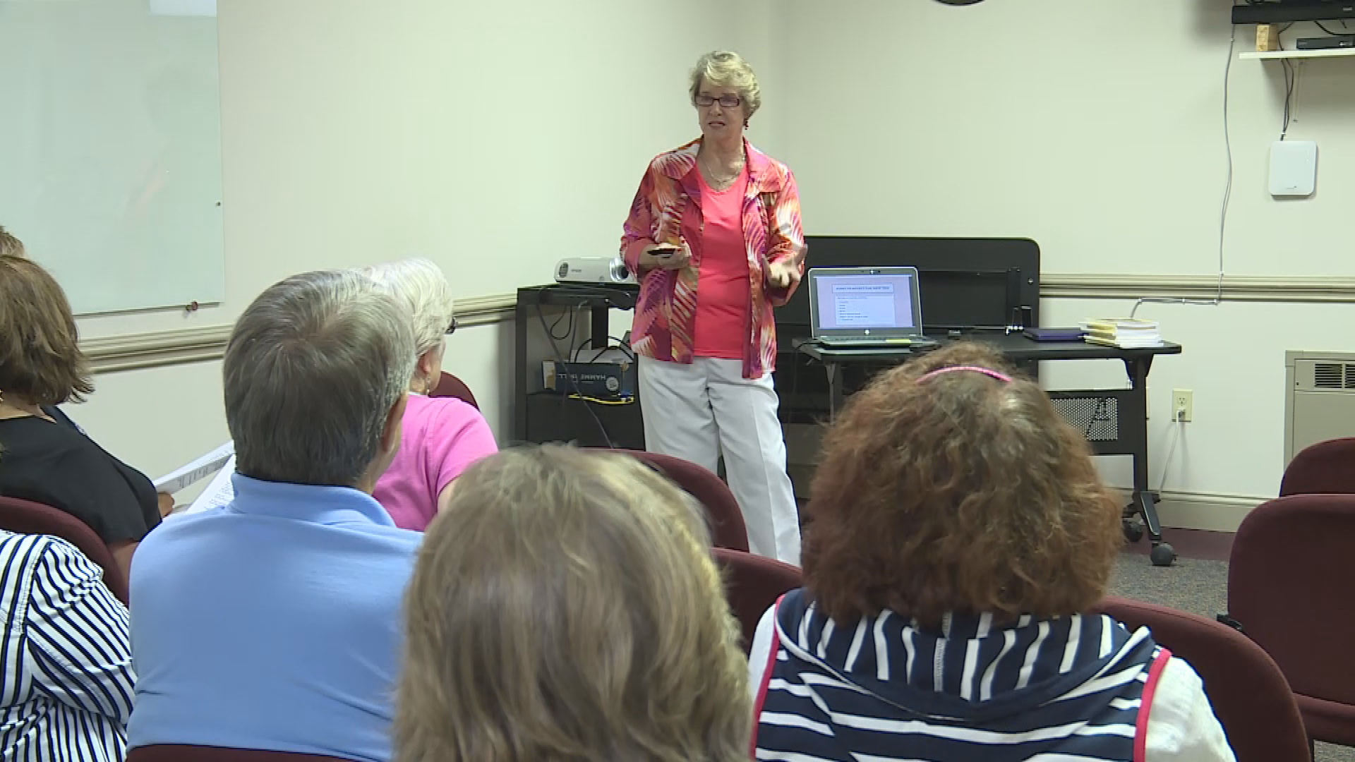 Thumbnail image for Widowhood talk at Linebaugh (Newsbreak)