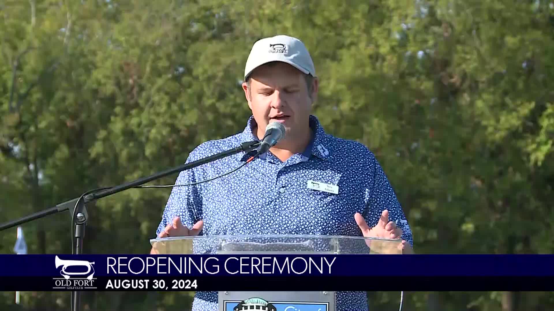 Thumbnail image for Old Fort Golf Reopening (8/30/24) [cc]