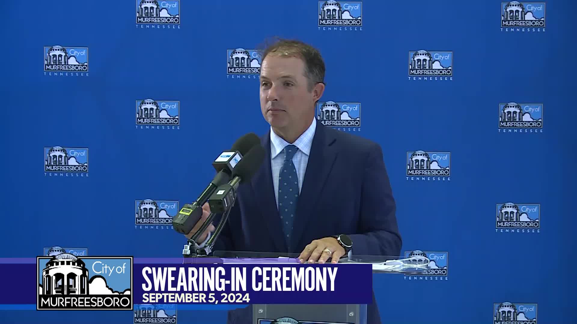 Thumbnail image for City Council Swearing In (9/5/24) [cc]