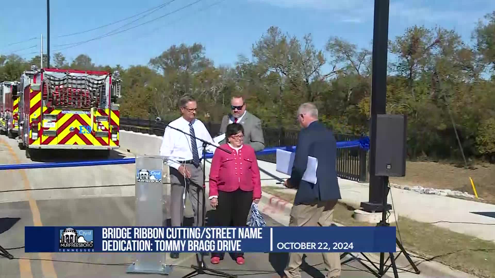 Thumbnail image for Bragg Dr. Ribbon Cutting