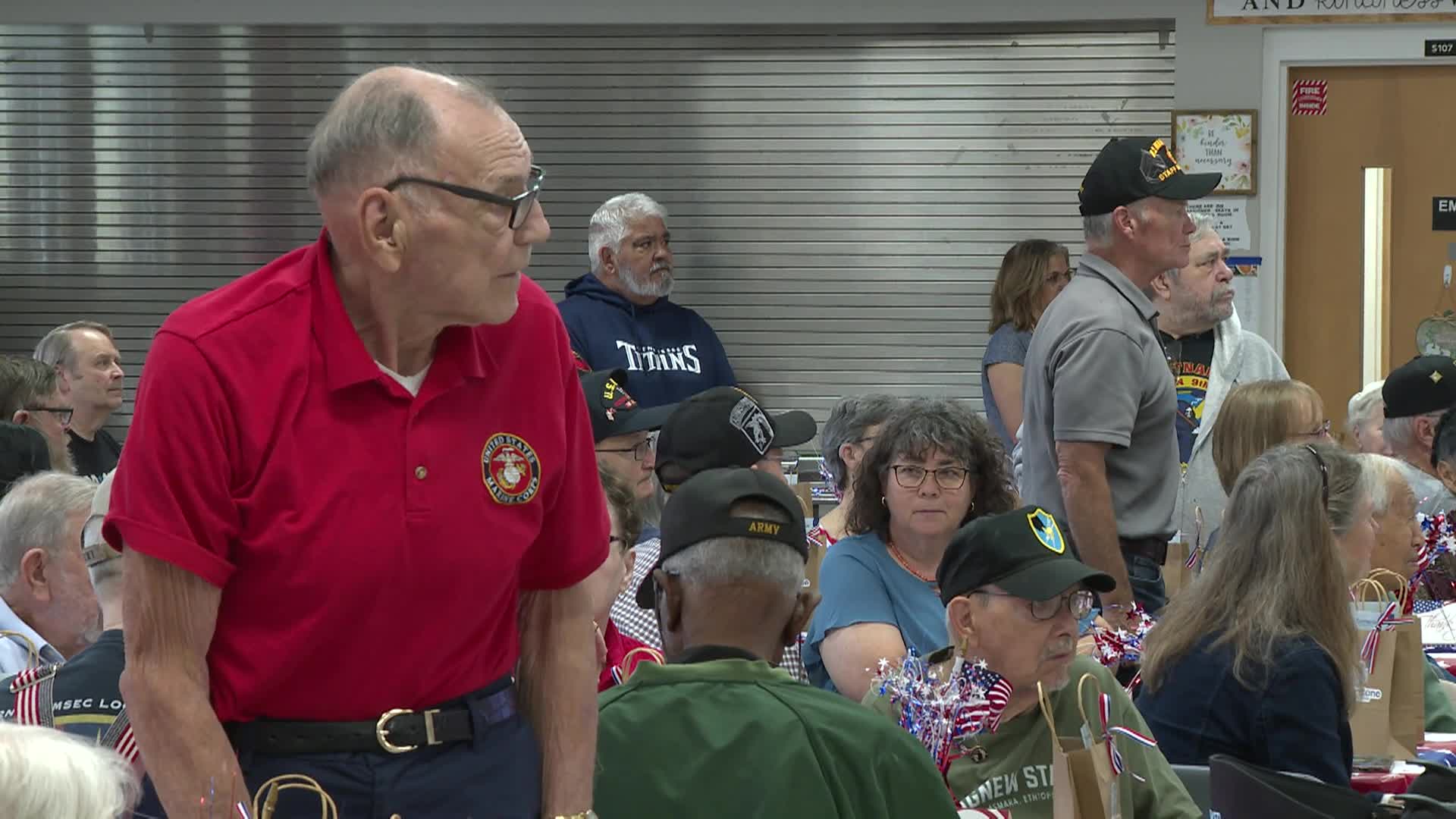Thumbnail image for Veterans Honored at Senior Center