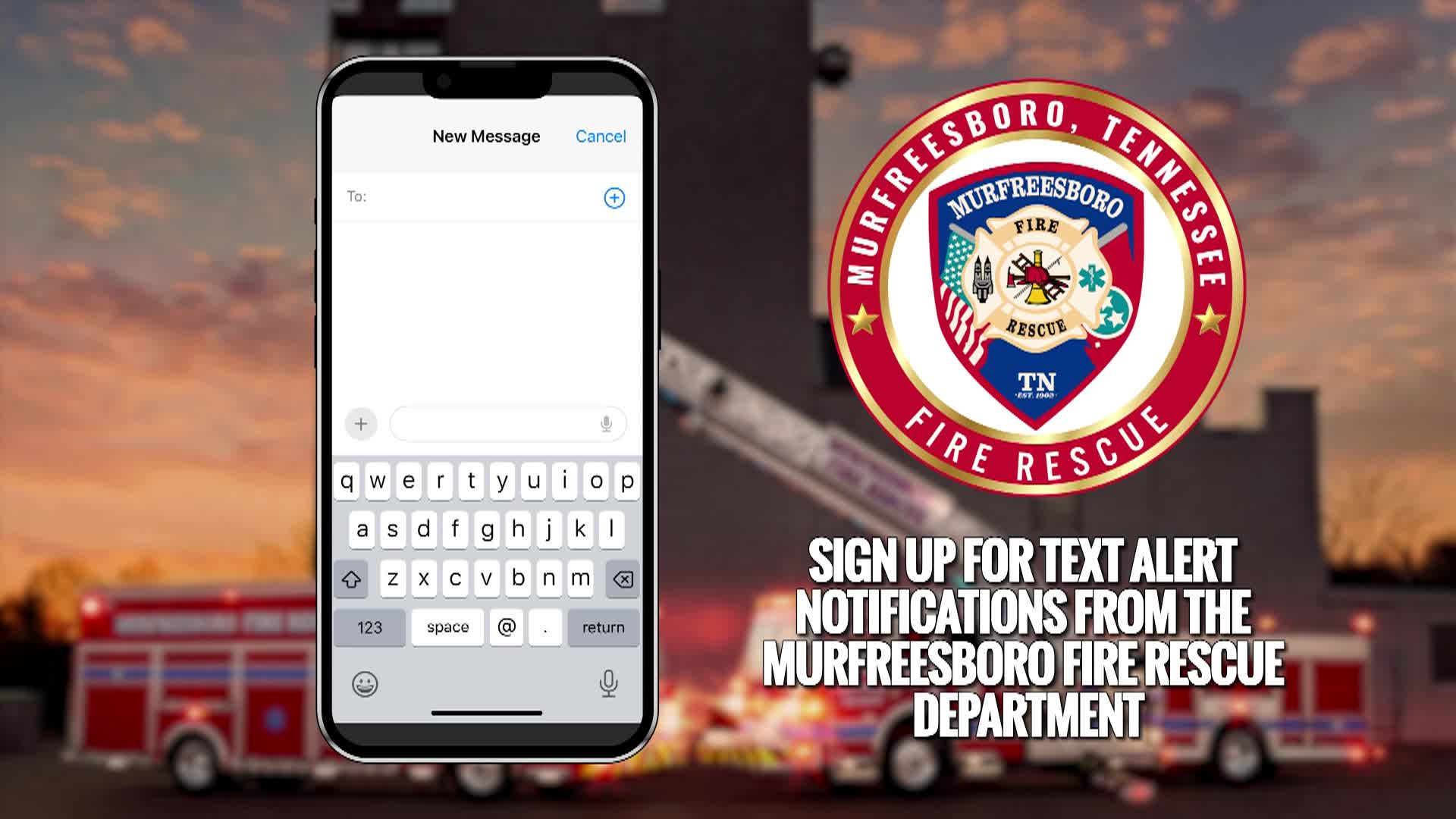 Thumbnail image for Fire Text Alert PSA