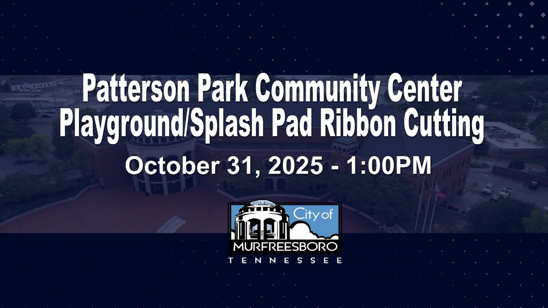 Thumbnail image for Playground Ribbon Cutting (10/31)
