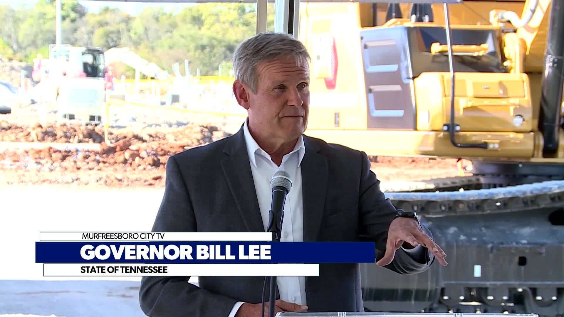 TN Gov. Bill Lee at Buc-ee's Groundbreaking