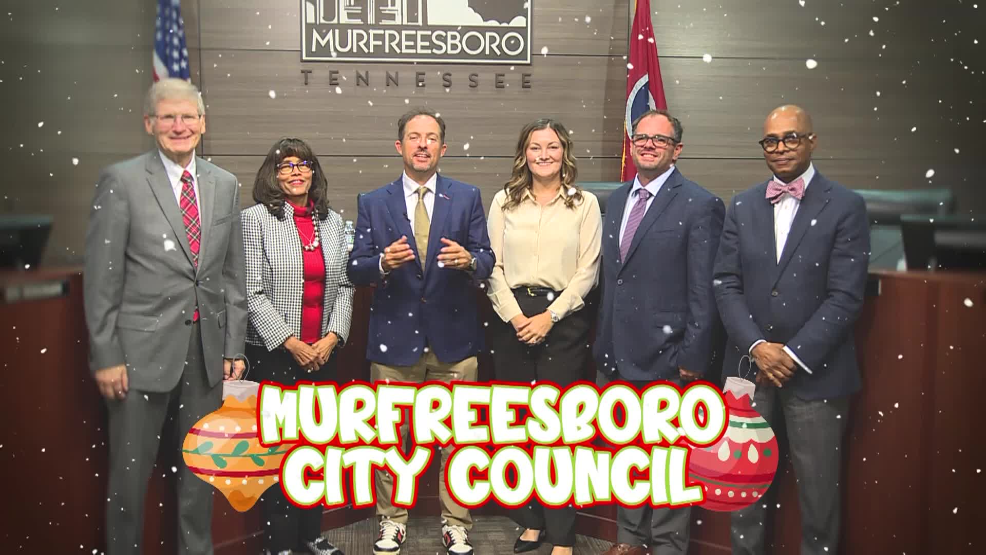 City Councilmembers wishing everyone Happy Holidays