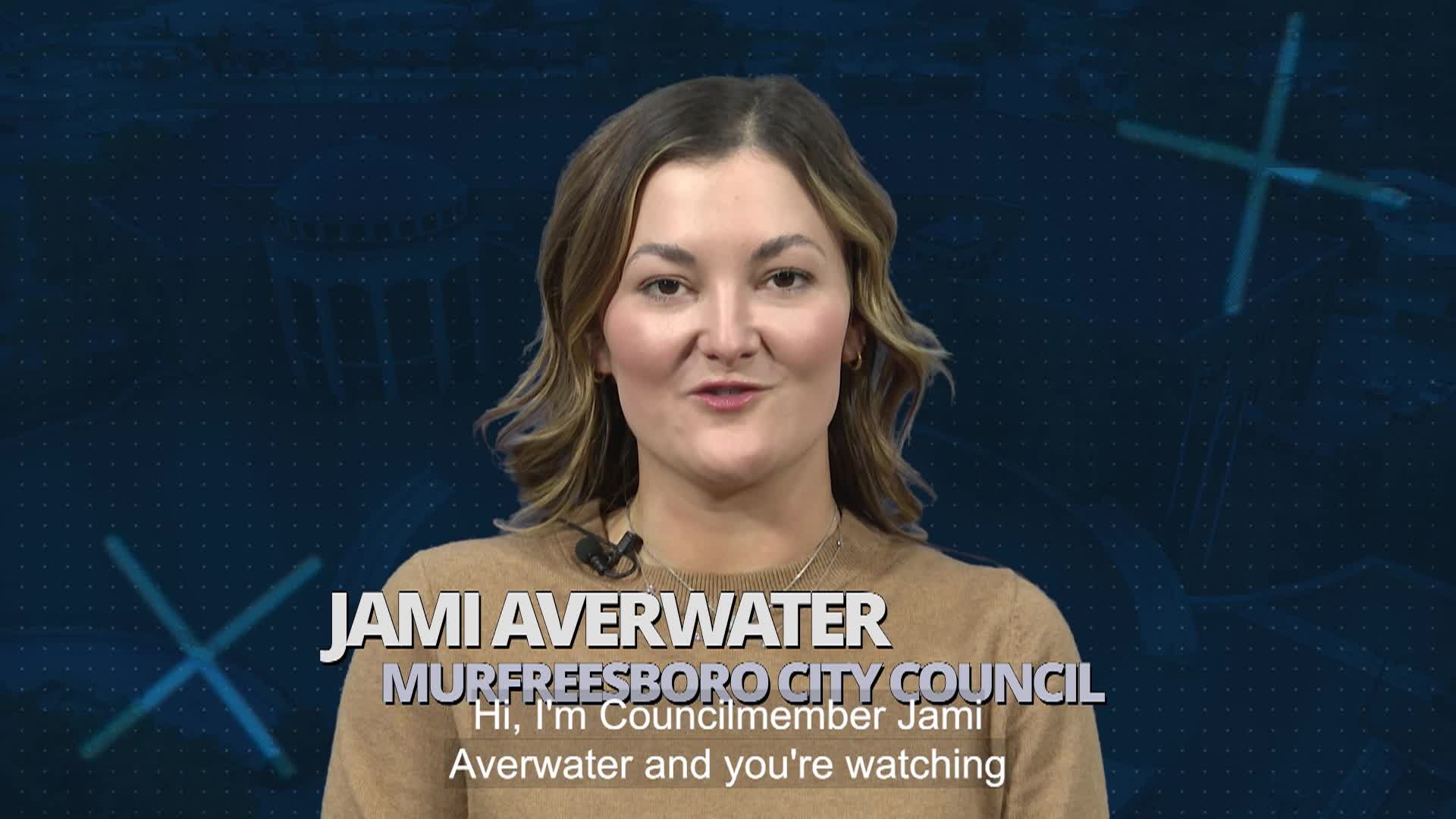 Councilmember Jami Averwater promotes CityTV