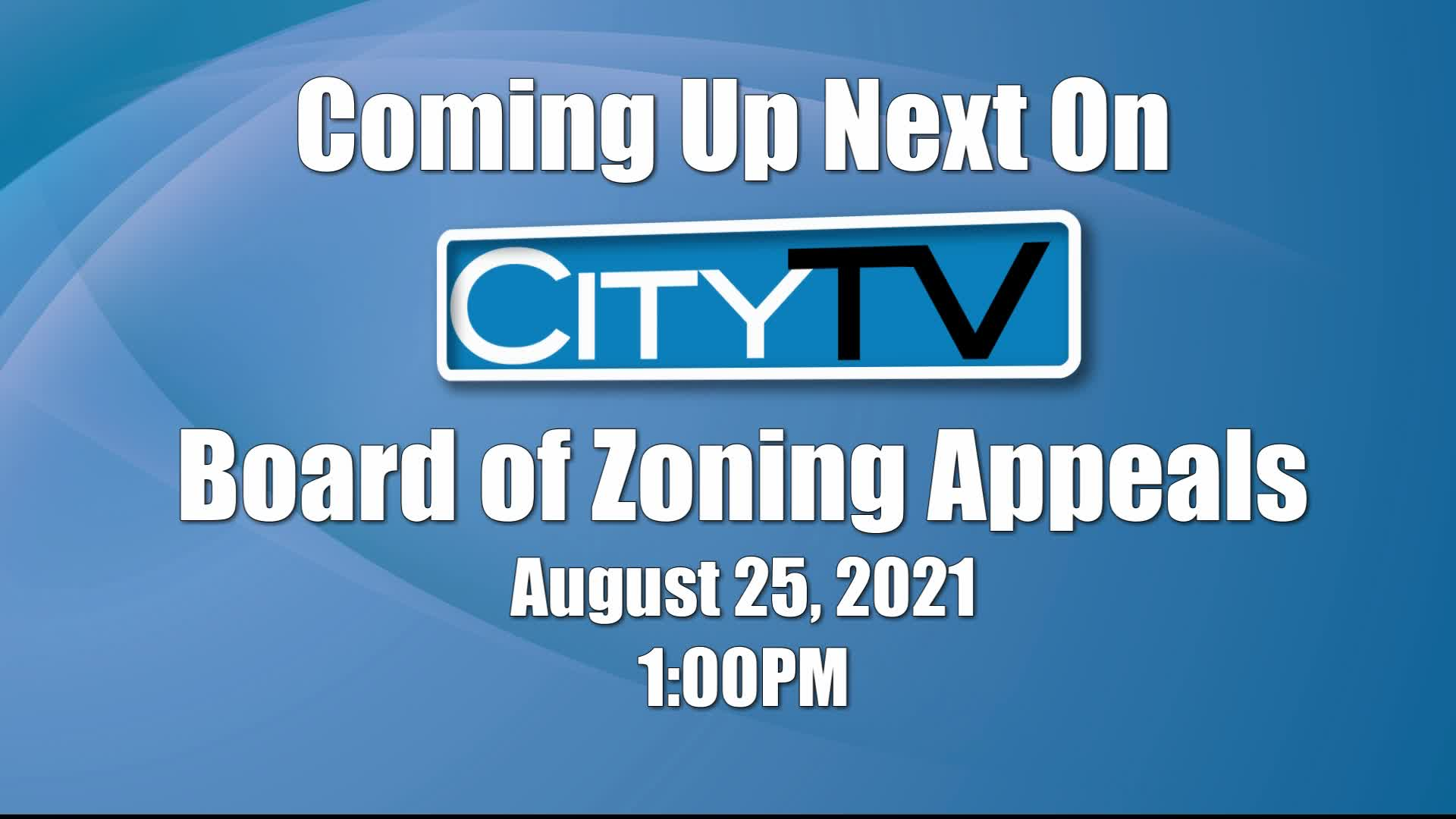 Thumbnail image for Board of Zoning Appeals (8/25/21)