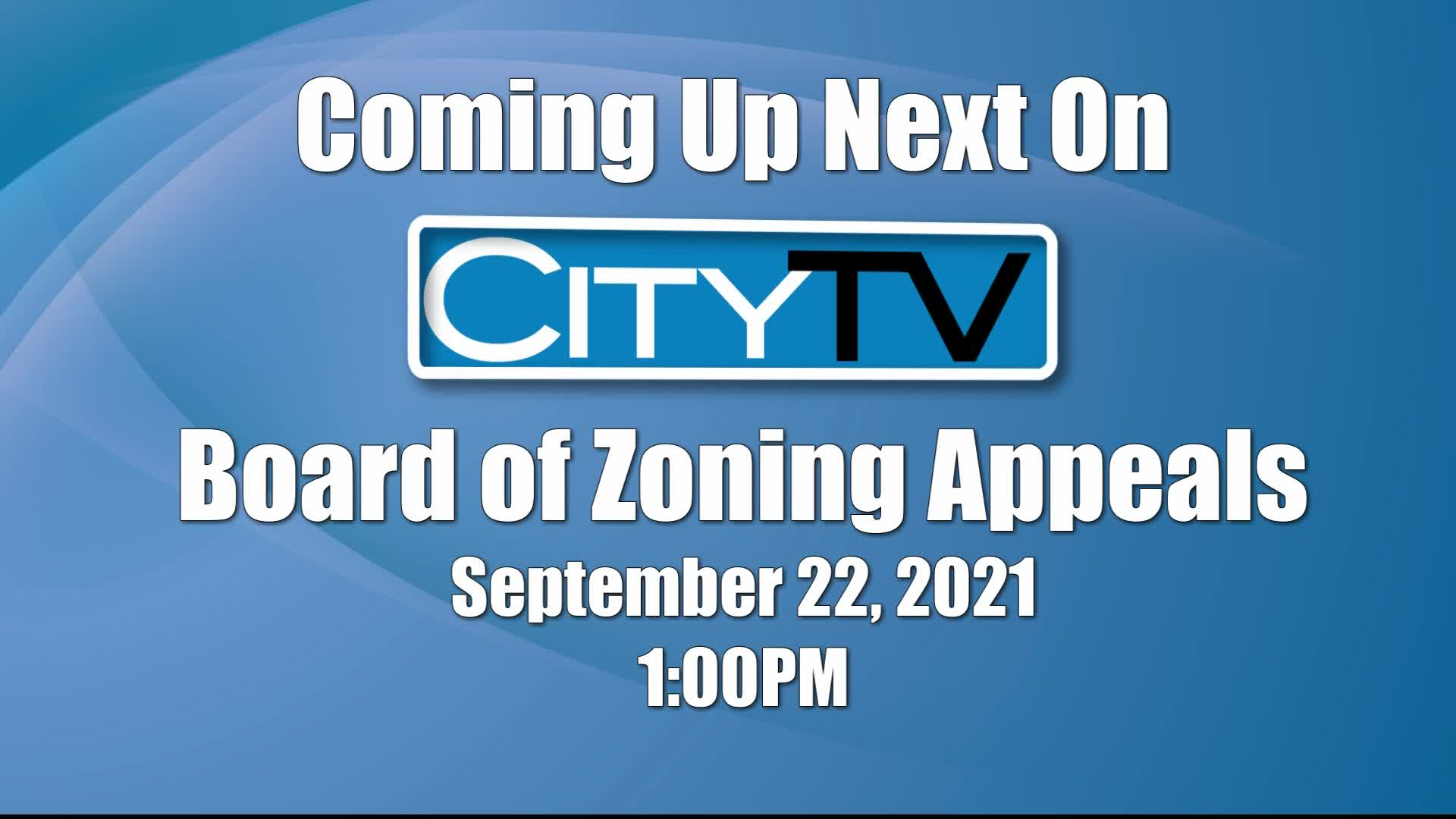Thumbnail image for Board of Zoning Appeals (9/22/21)