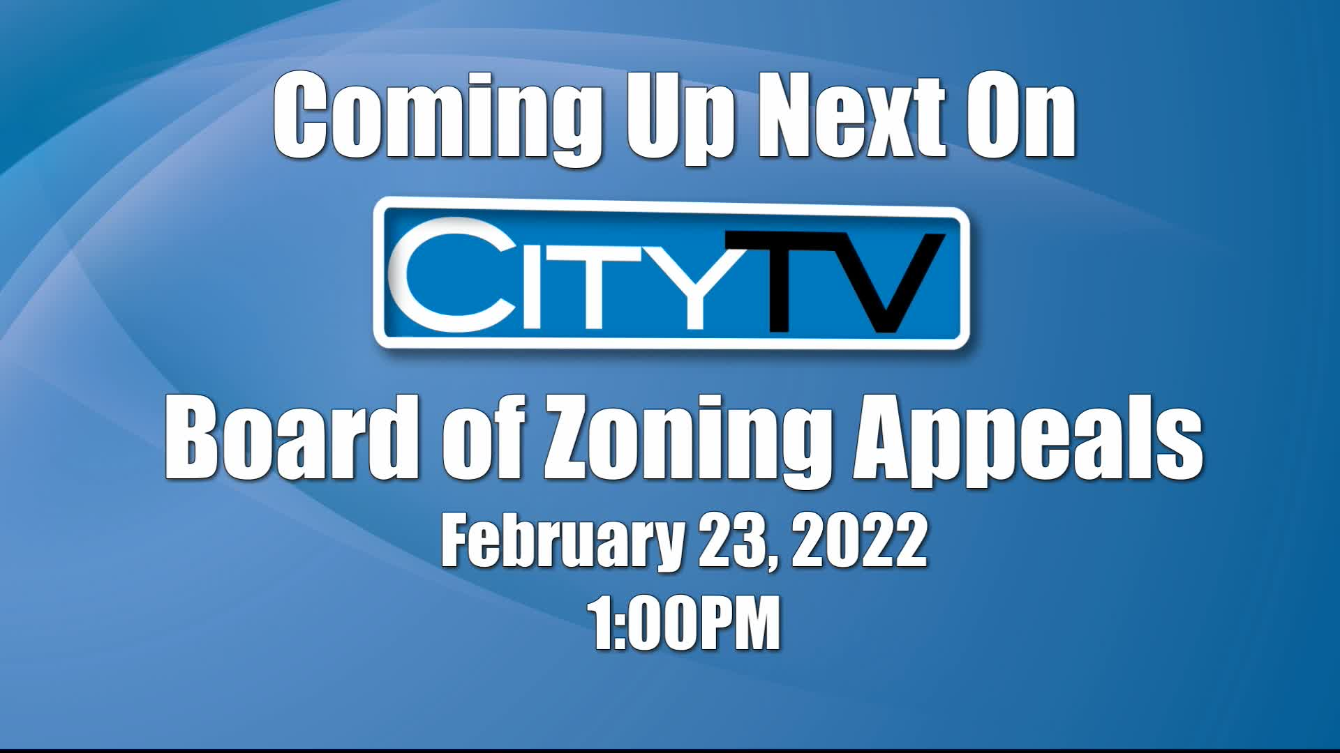 Thumbnail image for Board of Zoning Appeals (2/23/22)