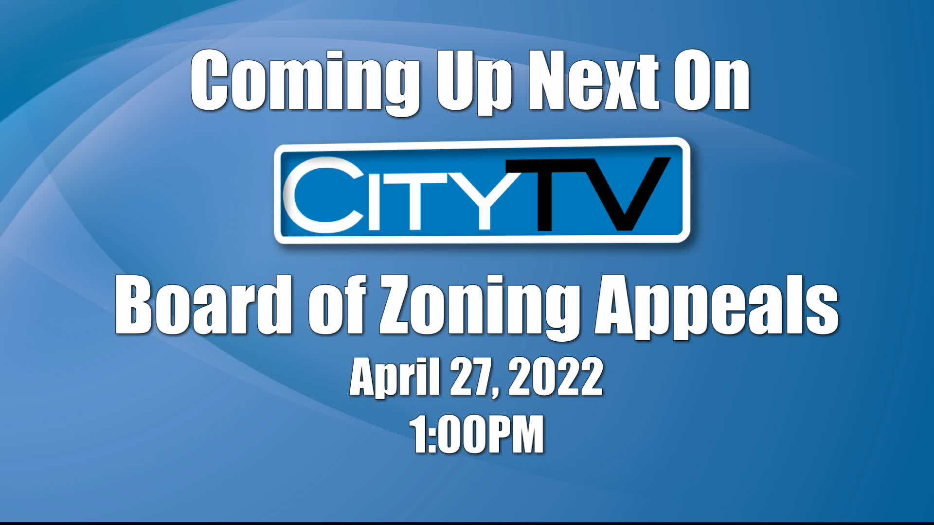 Thumbnail image for Board of Zoning Appeals (4/27/22)