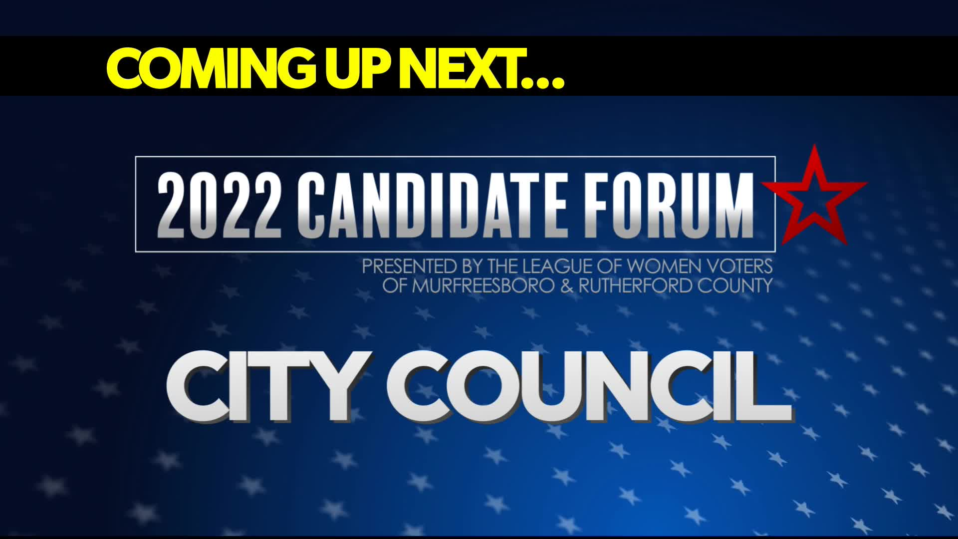 Thumbnail image for City Council Forum (6/7/22)