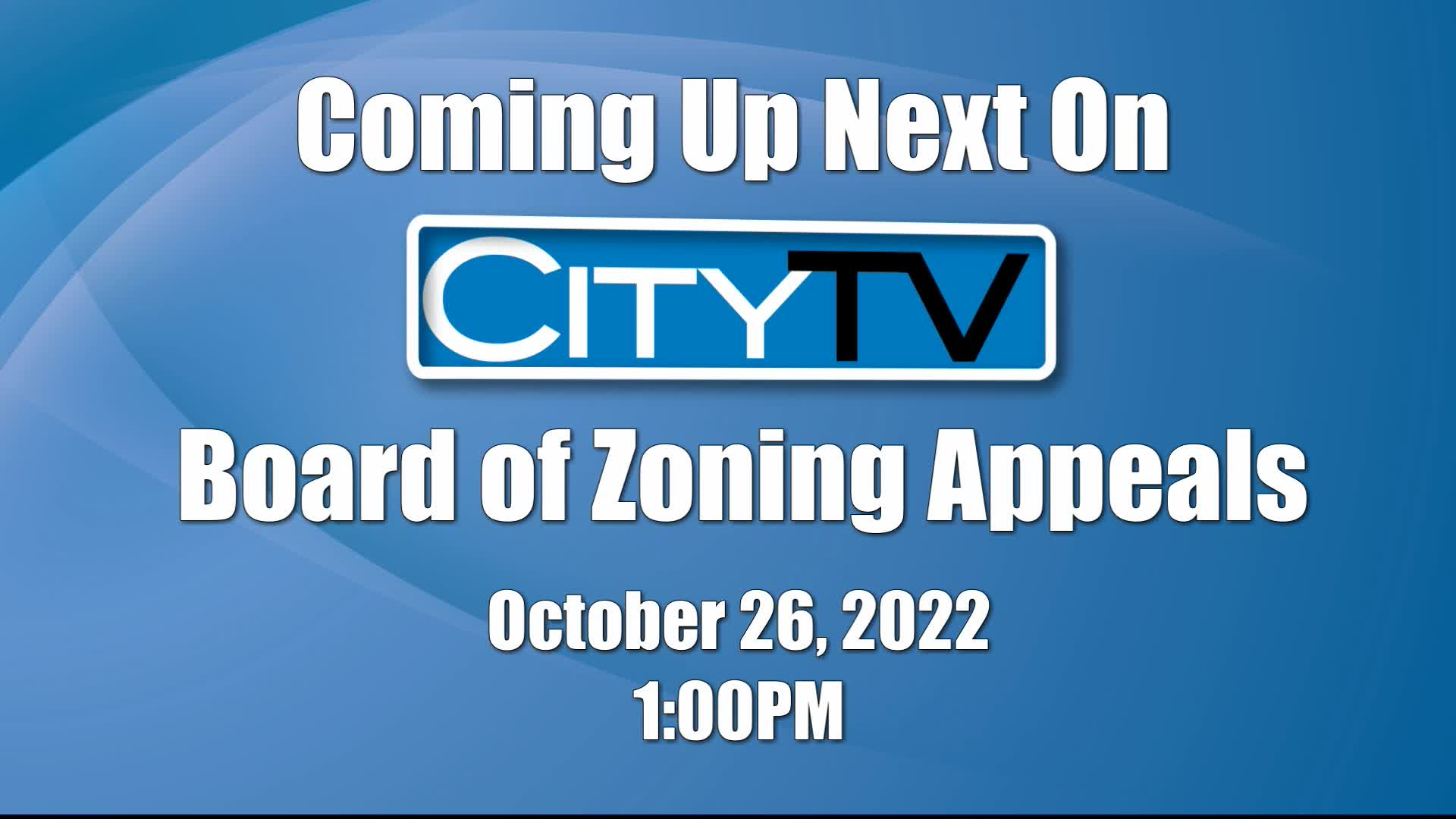 Thumbnail image for Board of Zoning Appeals (10/26/22)