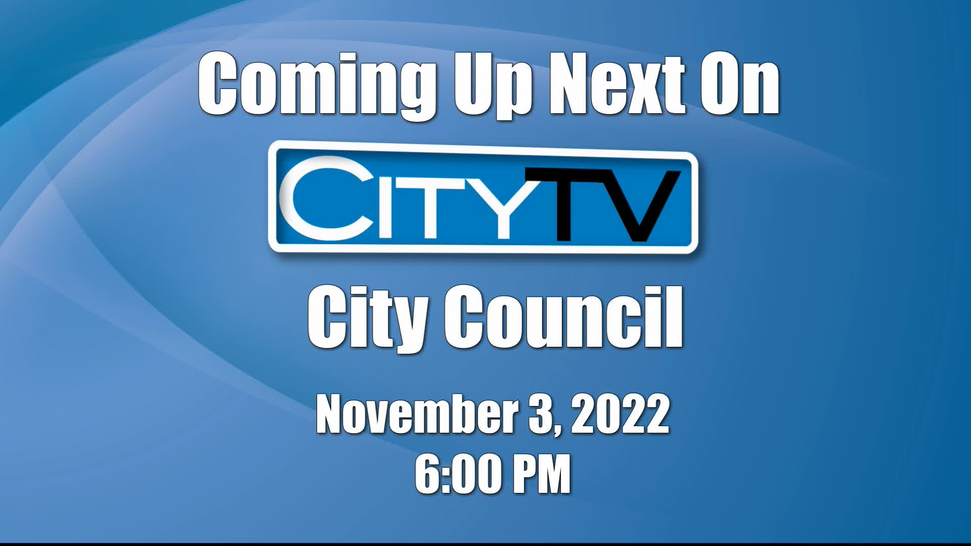 Thumbnail image for City Council (11/3/22)