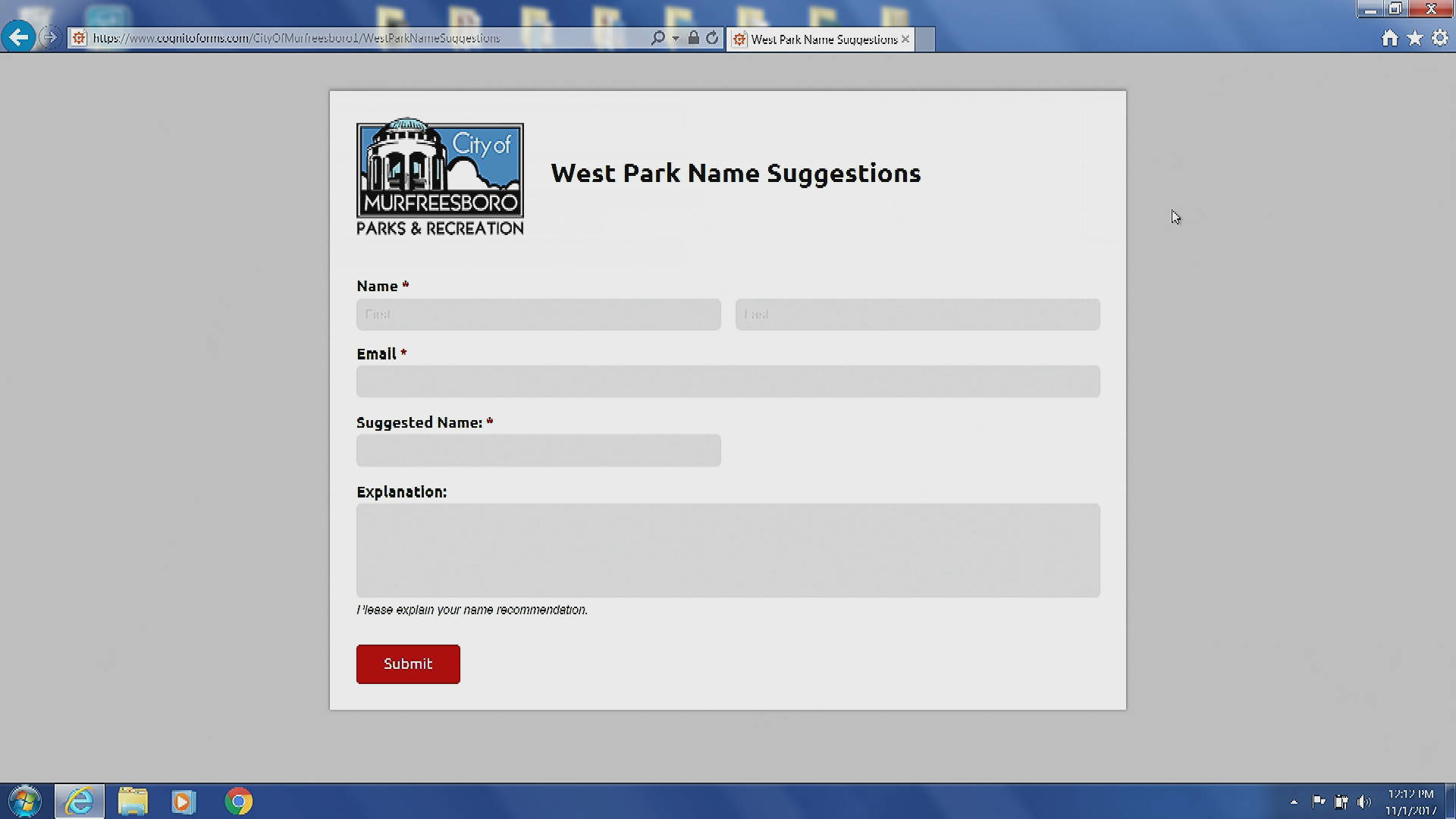 Thumbnail image for Parks and Recreation (11/1)