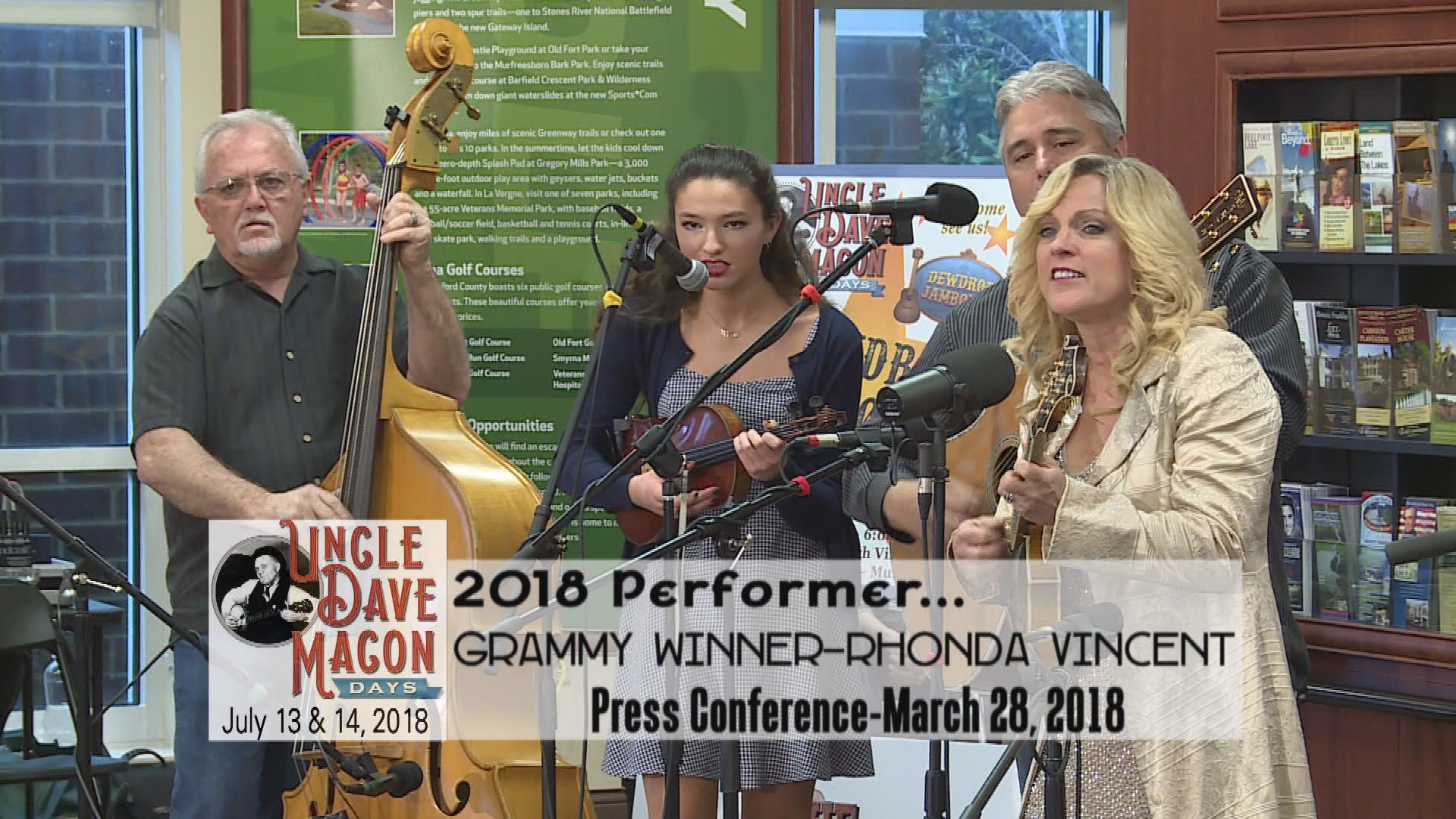 Thumbnail image for 2018 Uncle Dave Macon Days performer Rhonda Vincent song 1