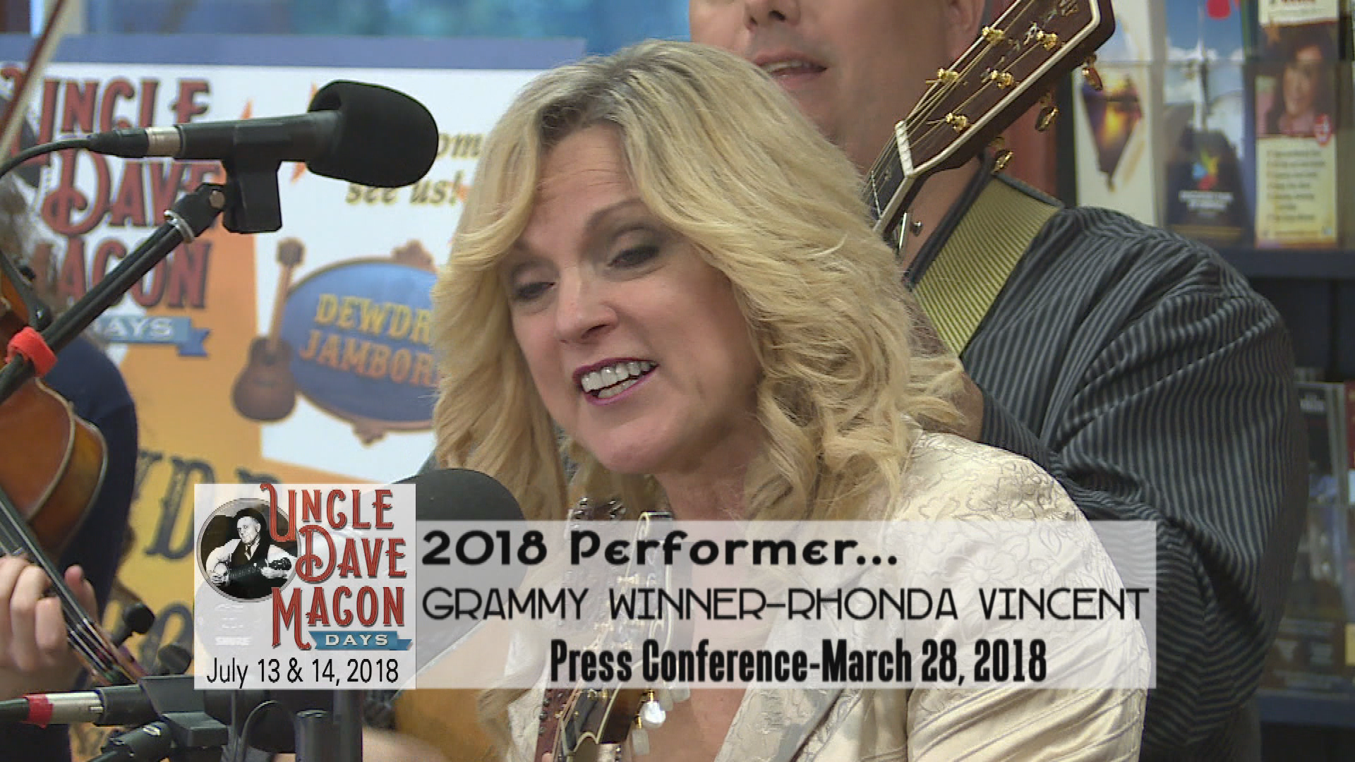 Thumbnail image for 2018 Uncle Dave Macon Days performer Rhonda Vincent song 2